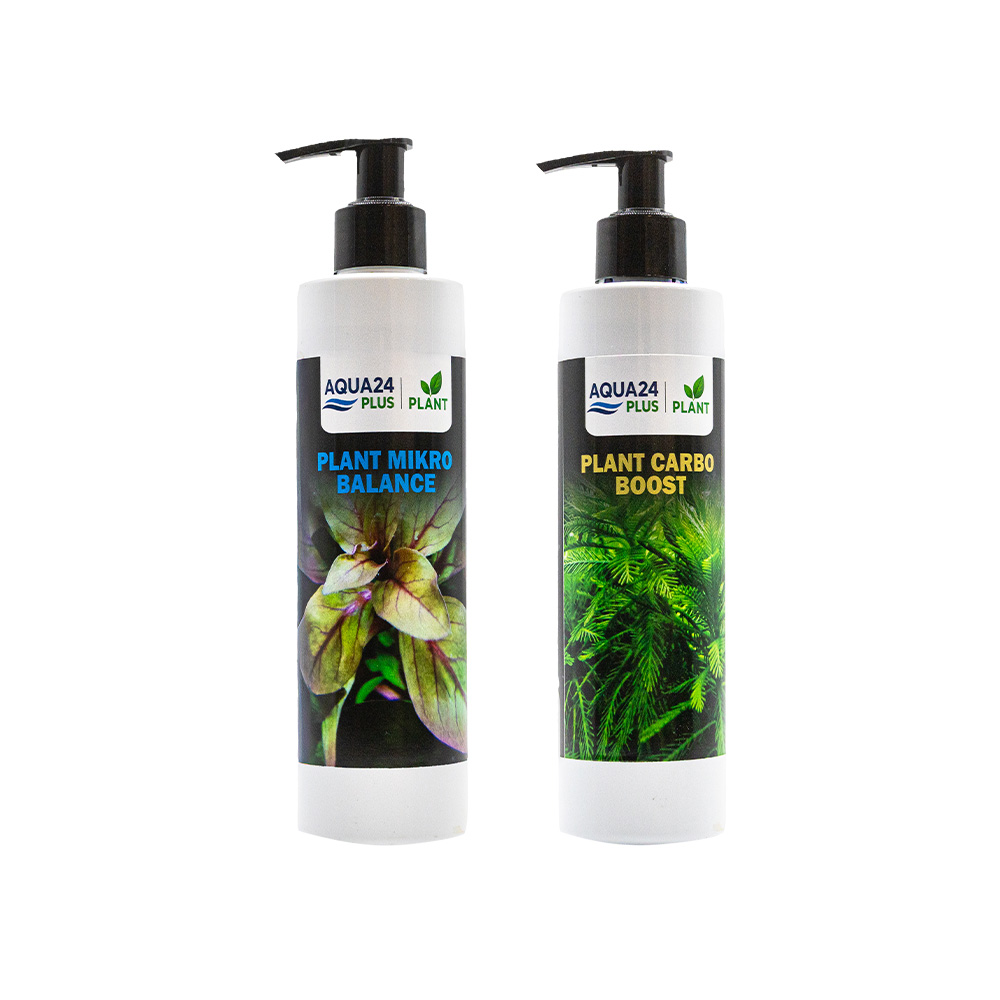 AQUA24 PLUS Zestaw Nawozów do Akwarium dla Roślin Carbo Mikro 2x250ml
